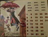 metalen kalender bordje