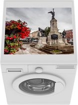Wasmachine beschermer mat - Beeld - Bloemen - Kleuren - Breedte 55 cm x hoogte 45 cm