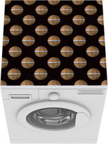 Wasmachine beschermer mat - Ruimte - Patronen - Jupiter - Breedte 60 cm x hoogte 60 cm