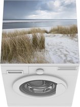 Wasmachine beschermer mat - Noordzee - Duinen - Water - Breedte 60 cm x hoogte 60 cm