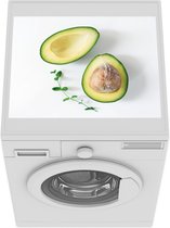 Wasmachine beschermer mat - Verse gespleten avocado - Breedte 55 cm x hoogte 45 cm