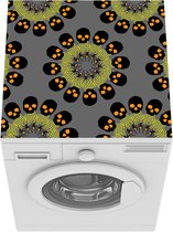 Wasmachine beschermer mat - Halloween - Patronen - Skull - Breedte 60 cm x hoogte 60 cm