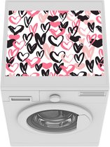 Wasmachine beschermer mat - Partner - Valentijn - Patronen - Breedte 55 cm x hoogte 45 cm