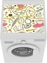 Wasmachine beschermer mat - Brillen - Patronen - Ringen - Breedte 55 cm x hoogte 45 cm