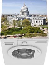 Wasmachine beschermer mat - Wisconsin - Capitool - Amerika - Breedte 60 cm x hoogte 60 cm