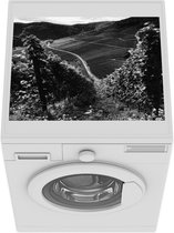 Wasmachine beschermer mat - Duitsland - Wijn - Zwart - Wit - Breedte 55 cm x hoogte 45 cm