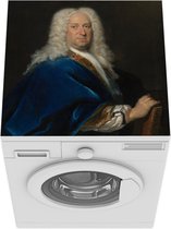 Wasmachine beschermer mat -  een man - Cornelis Troost - Breedte 60 cm x hoogte 60 cm