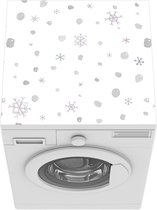 Wasmachine beschermer - Wasmachine mat - Patronen - Winter - Sneeuw - 60x60 cm - Droger beschermer