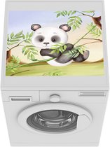 Wasmachine beschermer mat - Jungle - Panda - Liaan - Breedte 55 cm x hoogte 45 cm