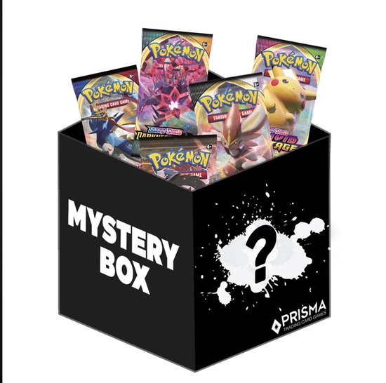 Afbeelding van het spel Pokémon Mystery Box Verrassingspakket M 10 Boosterpacks + verassing
