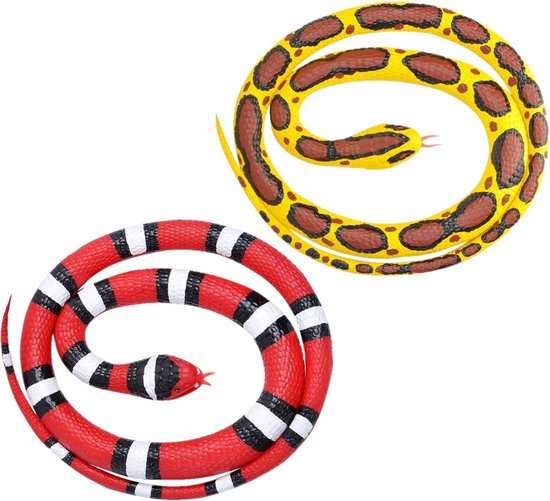 Wild Republic Scharlaken slang - Rubberen Slang - 117 cm - Halloween enge dieren - warenhuis Wild Republic Scharlaken slang - Rubberen Slang - 117 cm - Halloween enge dieren - warenhuis