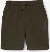 Tiffosi-jongens-korte broek-joggingsbroek-K1K-kleur: legergroen-maat 152