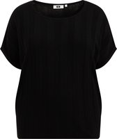 WE Fashion Dames fijngebreide trui met vleermuismouwen - Curve
