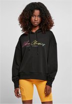 Urban Classics Hoodie/trui -XXL- Oversized Rainbow Zwart