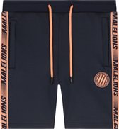 Malelions Sport Striker Short Navy/Salmon - Maat 152