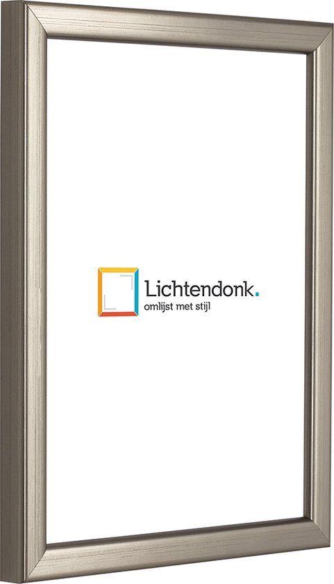 Cadre photo - Cadre photo - Anthracite - Profil semi-circulaire - Format photo 40x55 - Verre transparent - Art.nr. 10289640552