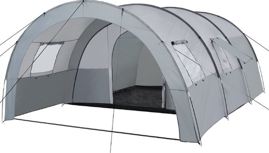 Factuur Uitmaken Stuiteren Luxiqo® Familietent 6-Persoons - Tunneltent - Grote Tent - 6-Persoons Tent  - Tent 6... | bol.com