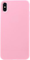 Coque iPhone XS Max en TPU souple Peachy - Rose brillant