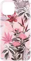 Peachy Hoesje Case Bloesem Bloemen Flowers Natuur TPU Flexibel Schokabsorberend voor iPhone 11 - Roze