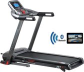 Focus Fitness Jet 7 iPlus - Loopband - Incl. Tablethouder en Bluetooth - Inklapbaar/Opklapbaar - Fitnessapparaat - 1-18 km/u - 36 Trainingsprogramma's - Hardloopband voor thuis
