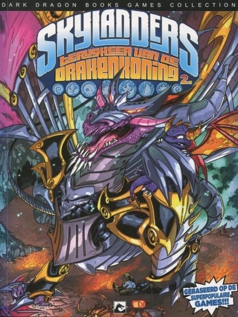 Skylanders – Terugkeer van de drakenkoning (Deel 2) {stripboek, stripboeken nederlands. stripboeken tieners, stripboeken nederlands volwassenen, strip, strips}