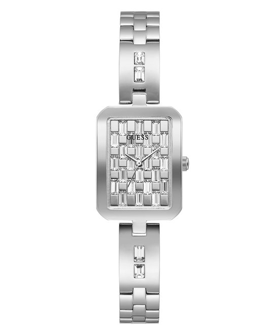 Guess Bauble GW0102L1 Horloge - Staal - Zilverkleurig - Ø 26 mm