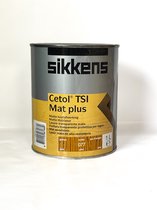 Sikkens Cetol TSI Mat Plus | Grenen 077 | Matte Houtafwerking | 12m² | voor Binnenwerk | 1L