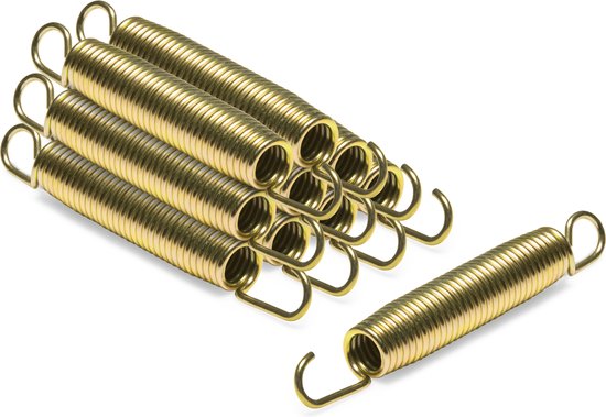 Salta - Veren - Rechthoekige Trampoline - Set van 10 stuks - 165 mm - Goud