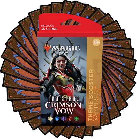 Thumbnail van een extra afbeelding van het spel MTG – Innistrad: Crimson Vow Theme Booster Display (12 Packs)