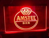 AMSTEL Bier LED bord wandbord mancave kroeg bar horeca wanddecoratie