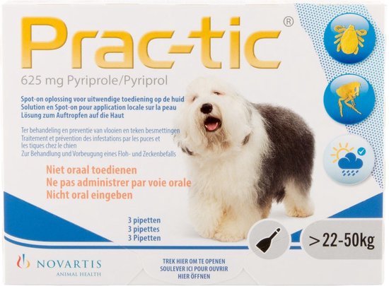 Prac-tic grote hond 22 tot 50 kg - 1 st à 3 Pipetten