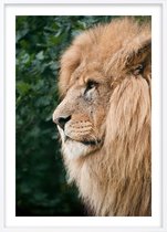 Poster Met Witte Lijst - Grote Leo Poster