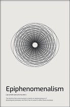 Walljar - Epiphenomenalism - Muurdecoratie - Poster met lijst