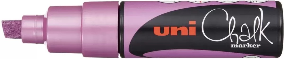 Uni Chalk Marker 8K Metallic Roze