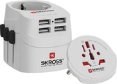 Skross 1302461 Reisstekker PRO Light USB (4xA)