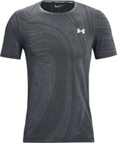 Under Armour Seamless Surge SS heren sportshirt grijs