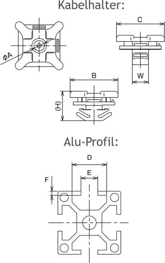 PB Fastener Bevestigingssokkel ALFF0602 Met spreidanker 25 stuk(s