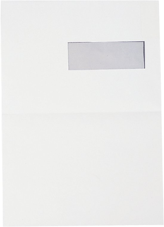 Enveloppe Administrative Blanche - Fenêtre à gauche A4/ C4 Blanc