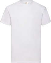 10-pack T-shirts Fruit of the Loom ronde hals wit-white-5XL