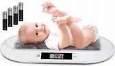Babyweegschaal - Estoza Baby - Digitale Weegschaal - Baby en Peuter - Dierenweegschaal - Tot 20KG - Wit - BSE