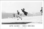 Walljar - AFC Ajax - NAC Breda '63 - Muurdecoratie - Canvas schilderij