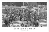 Walljar - Stadion De Meer '81 - Zwart wit poster met lijst