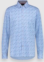 Twinlife Heren Inkat - Overhemden - Lichtgewicht - Elastisch - Blauw - XL
