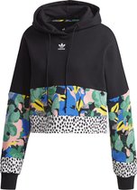 adidas Originals Cropped Hoodie Sweatshirt Vrouwen zwart DE40/FR42