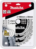 Makita B-33906 Cirkelzaagbladset 190 x 30 x 1.4 mm 1 set(s)