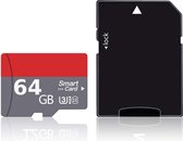 Sounix Micro SD Kaart 64 GB - Geheugenkaart  - incl. SD adapter - V10 - HC