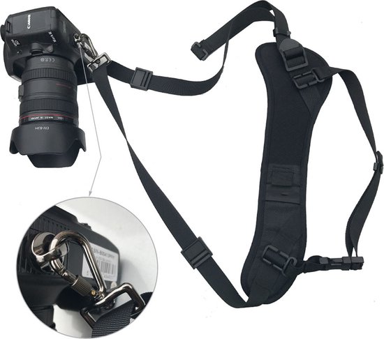 YONO Camera Riem voor Systeemcamera - Luxe Camera Strap geschikt voor Canon  - Nikon -... | bol.com