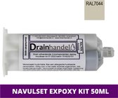 Epoxy kit tube - 50 ml - 2-componenten - Zijdegrijs - RAL7044/5 - 2-componenten