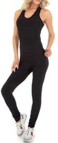 Jumpsuit / sportpak eendelig zwart L/XL