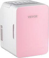Meubulo - Skincare Fridge - Met extra standen - make up koelkast -  mini koelkast - verwarmings optie - Draagbaar handvat & auto-oplader - Roze